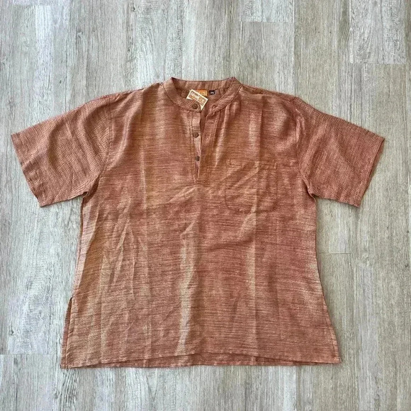Unisex Rajrang NWT Brown Tunic - 3XL - Picture 1 of 5